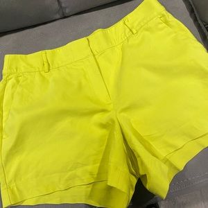 Lane Bryant shorts lime green